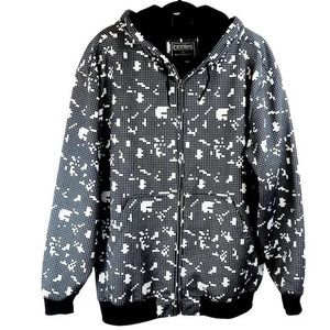 Champs Sports hoodie jacket zip up vintage rare